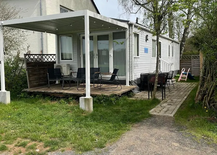 Prázdninový dům Gemuetliches Mobilheim Auf Bauernhof